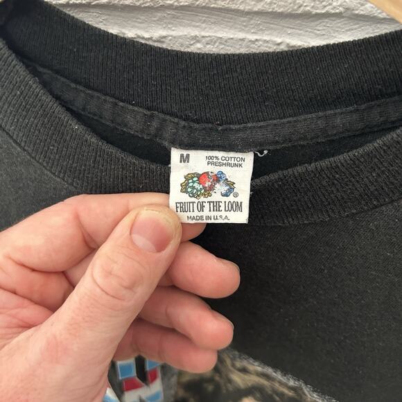 Vintage David Allan Coe “Rhinestone Cowboy” On Tour 1991 Tee - Picture 8 of 8